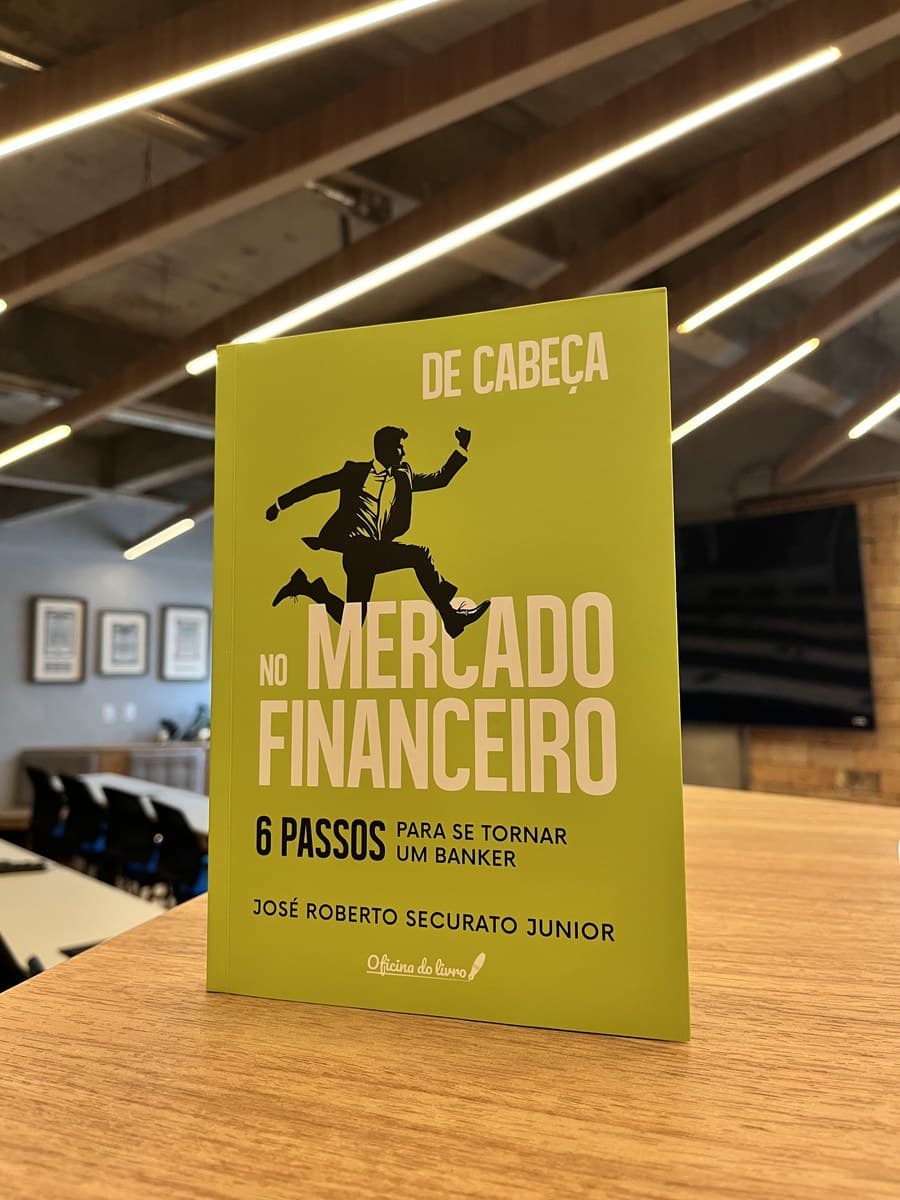 Capa do livro De Cabeça no Mercado Financeiro, de José Roberto Securato Junior