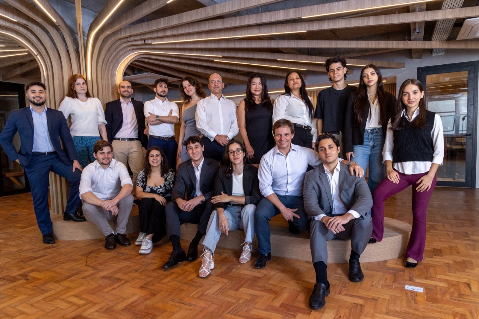 Equipe e comunidade da Bankers Academy reunidas